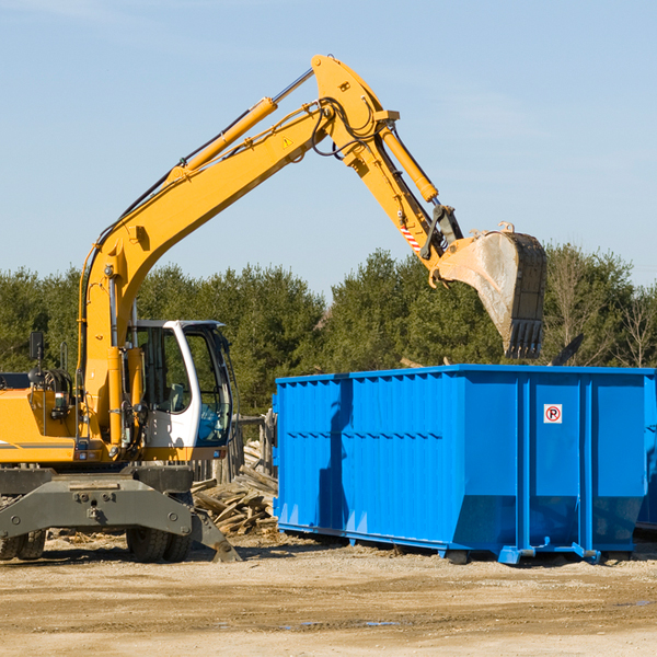 can i choose the location where the residential dumpster will be placed in Union County Indiana